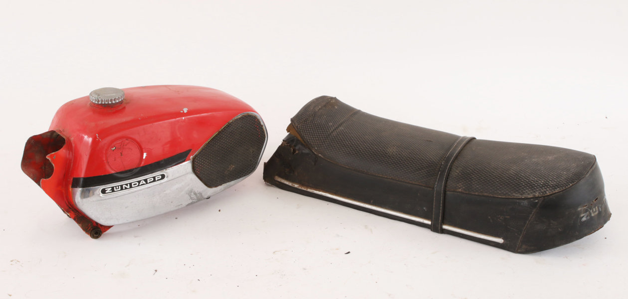 Sits och bensintank, Zündapp