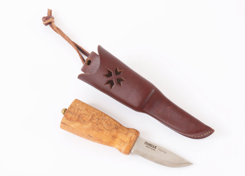 Kniv med slida, "Nying", Helle, Norge