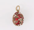 Hänge i förgyllt sterlingsilver, Ryssland