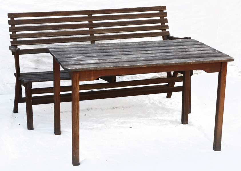 Trädgårdsmöblemang 2 delar, "Bergshamra", Carl Malmsten