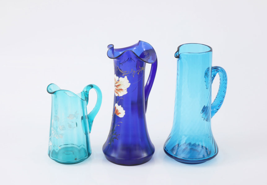 Serveringskannor 3st, omkring år 1900