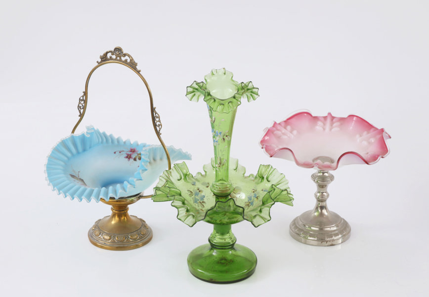 Bordsuppsatser 3st, omkring år 1900