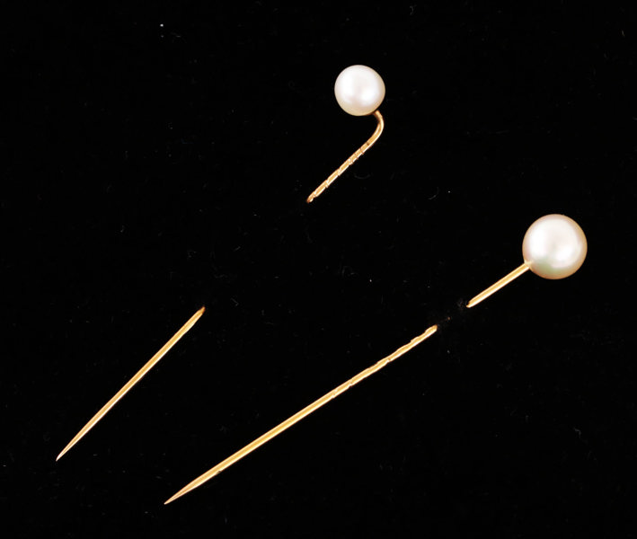 Kravattnålar 2st, 18k