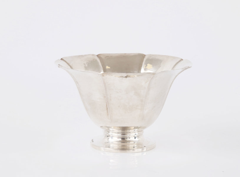 Skål på fot, silver, GAB, Stockholm