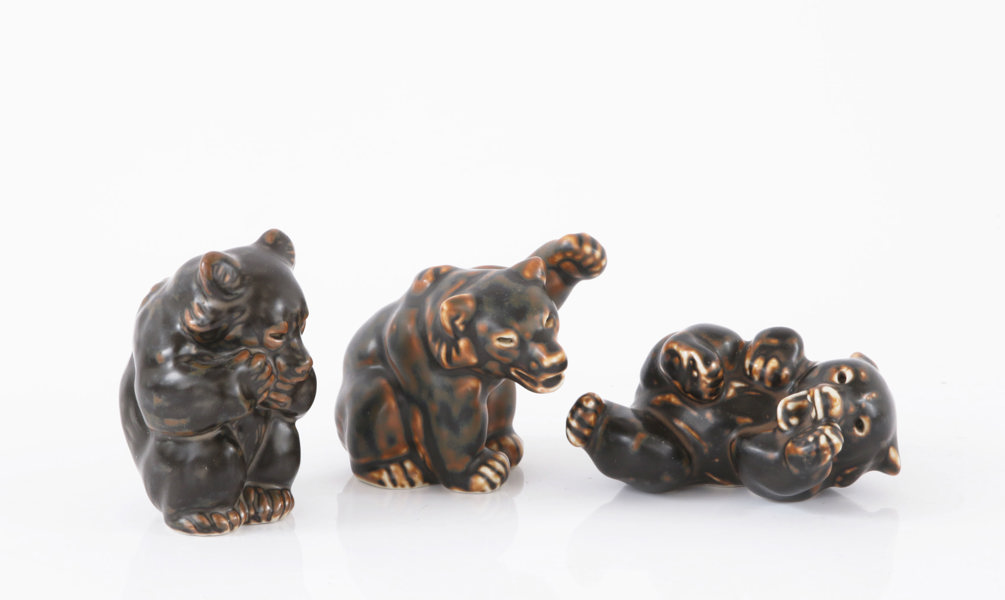 Figuriner 3st, Knud Kyhn för Royal Copenhagen, Danmark