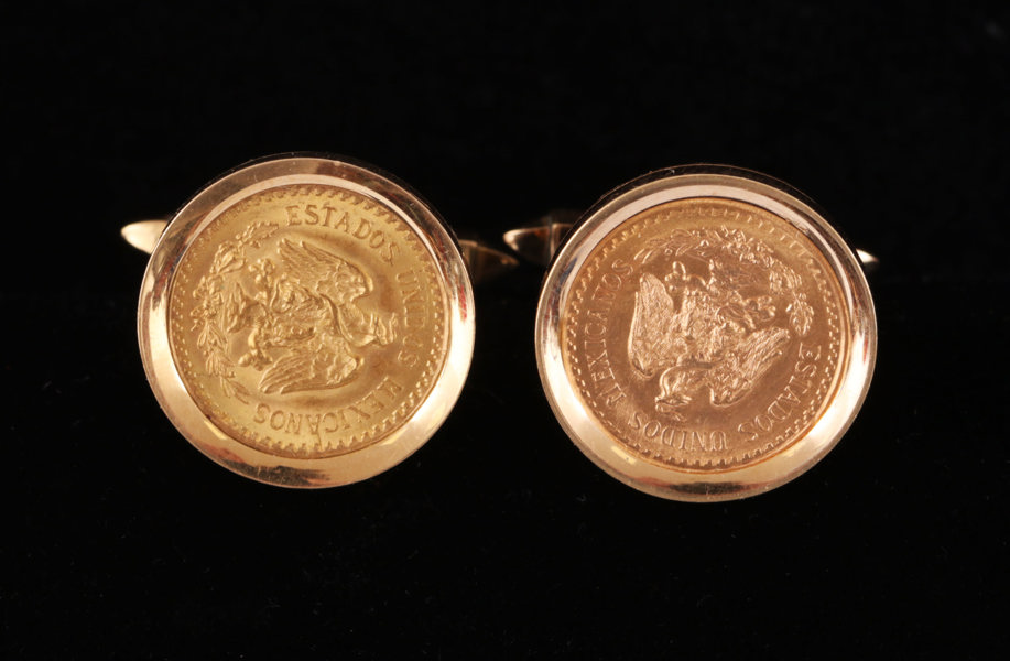 Manschettknappar ett par i 18k