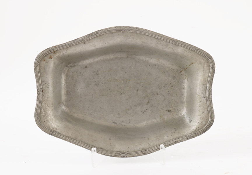 Handfat i tenn, gustavianskt, Sverige, 1700-talets slut