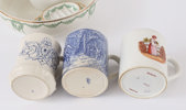 Porslin 7 delar, 18/1900-tal