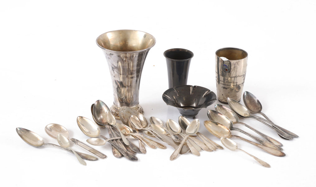 Parti silverföremål