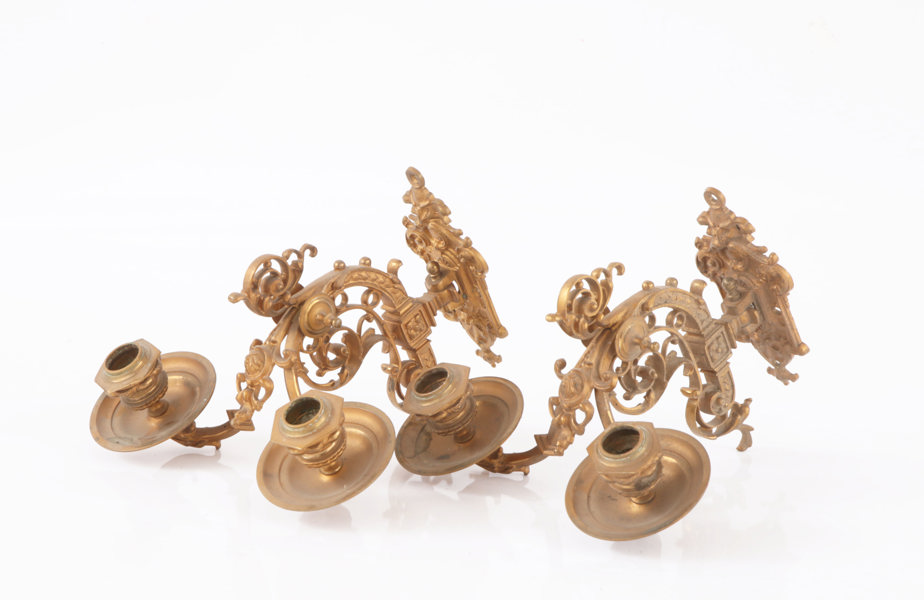 Väggappliquer ett par, omkring år 1900