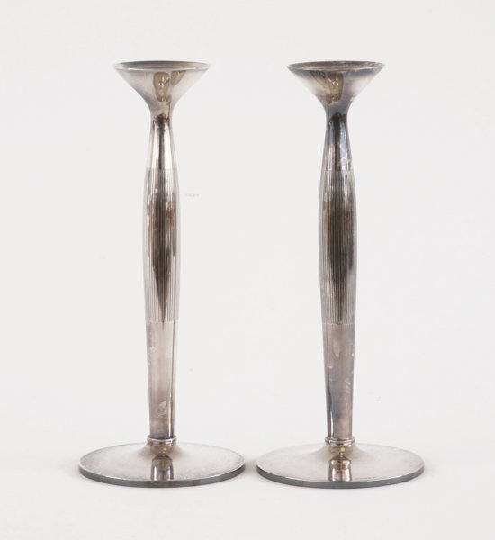 Ljusstakar ett par, sterlingsilver, 1900-tal