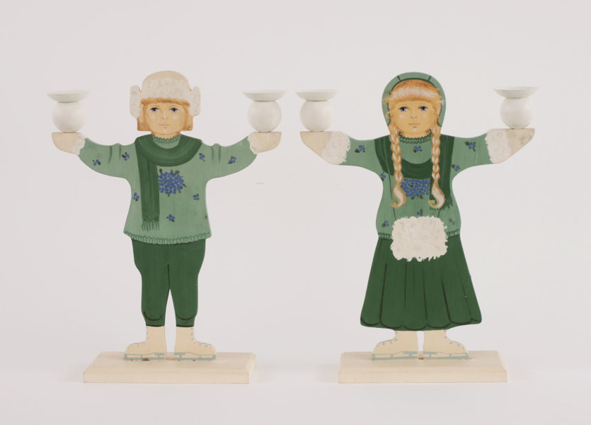 Kandelabrar ett par, 1900-talets slut