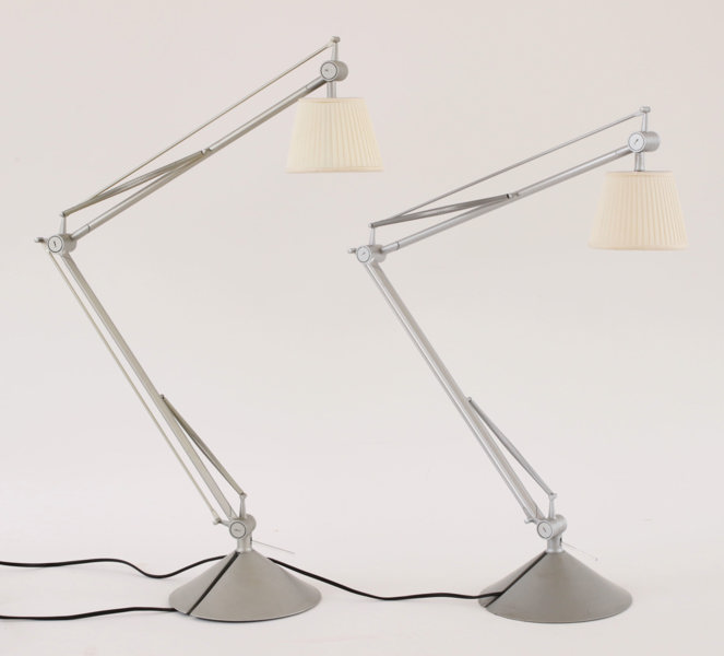 Bordslampor ett par, "Archimoon", Philippe Starck, Flos, Italien