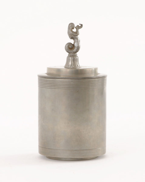 Tobaksburk med lock, C.G.Hallberg, Stockholm, 1933