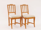 Stolar ett par, gustaviansk stil, 1800-tal
