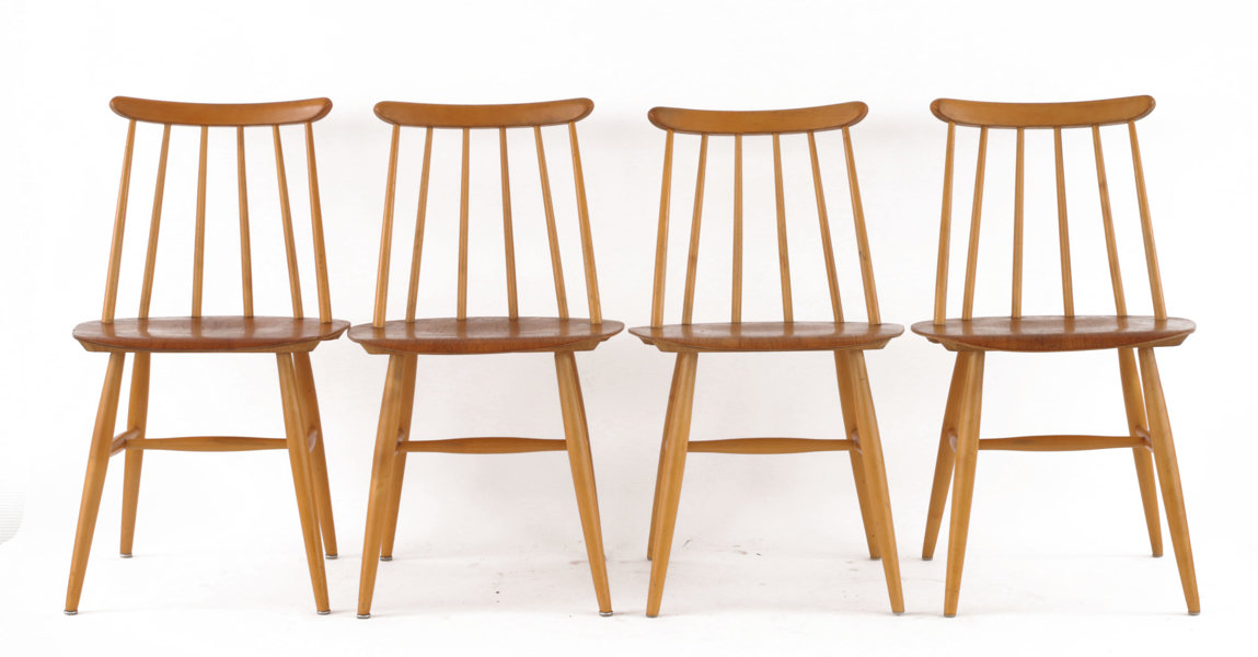 Stolar 4st, "Fanett", Ilmari Tapiowaara för Edsbyverken