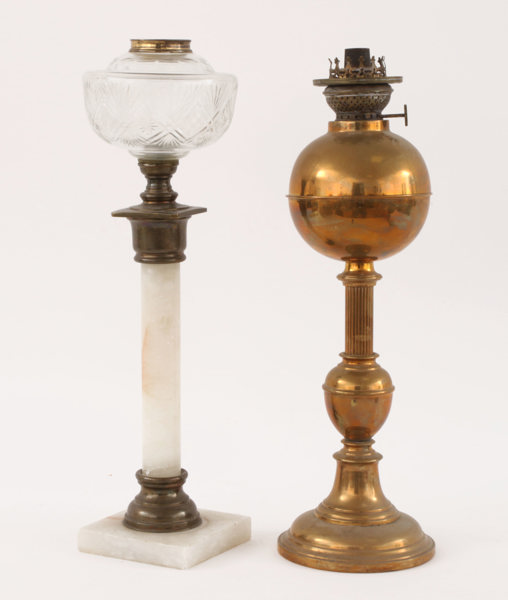 Bordsfotogenlampor 2st, 1900-talets början