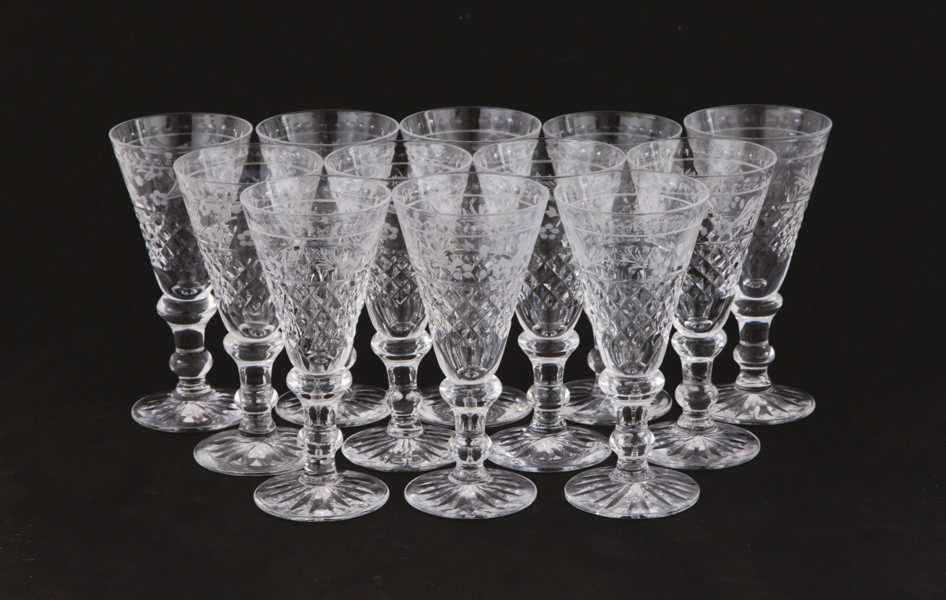 Snapsglas 12st, "Elvira Madigan", Kosta