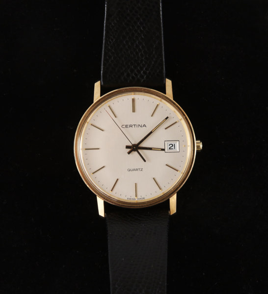 Herrarmbandsur, Certina, 18k
