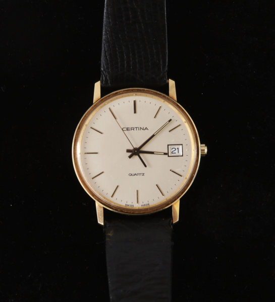 Herrarmbandsur, Certina, 18k