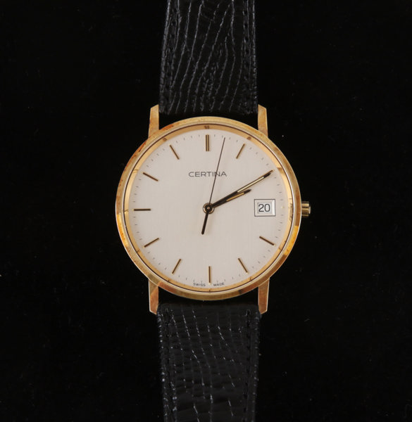 Herrarmbandsur, Certina, 14k