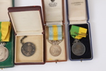 Silvermedaljer 7st, bl.a. Kungliga Patriotiska Sällskapet