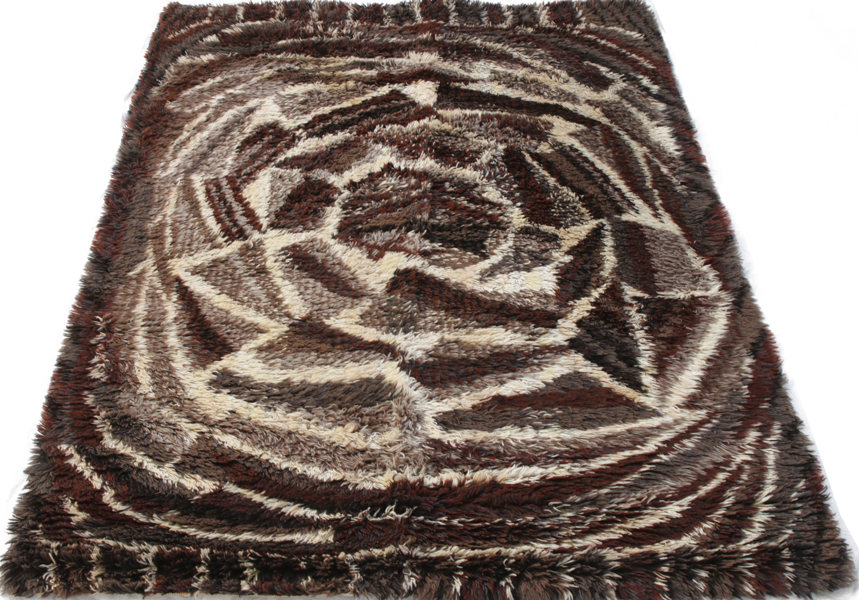 Ryamatta, ”Rosengömma”, Marianne Richter för Wahlbecks Fabriker, 1900-talets andra hälft