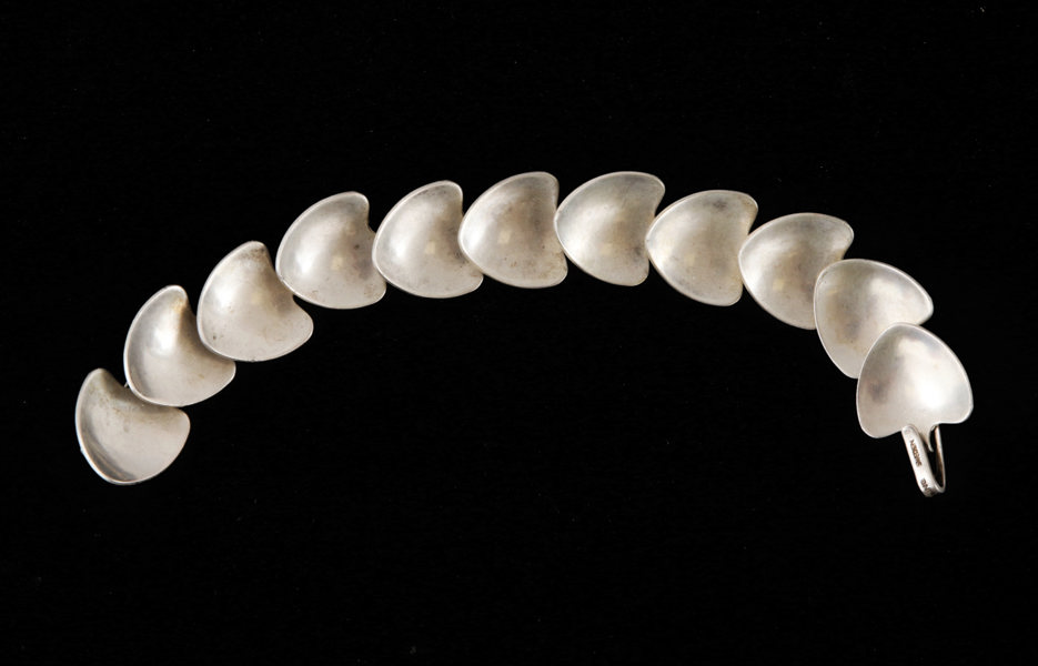 Armband i sterlingsilver, Atelier Borgila, Stockholm, 1958