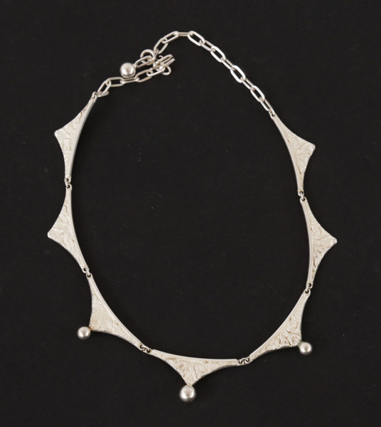 Halsband i sterlingsilver, KE Palmberg, Alton, 1972