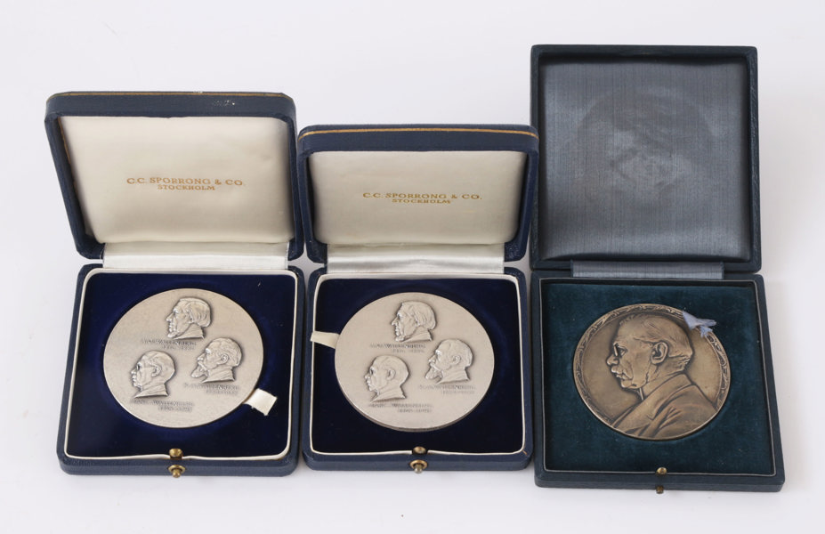 Silvermedaljer 3st, SEB