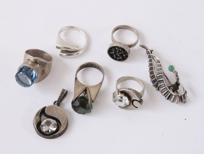 Silversmycken 7 delar