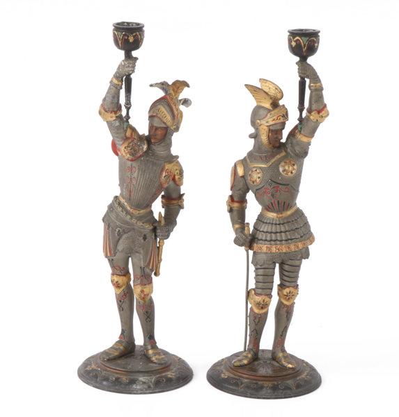 Ljusstakar ett par, omkring år 1900