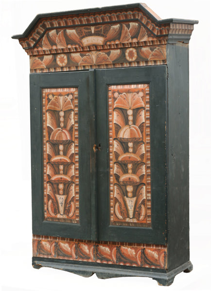 Ståndskåp, allmoge, Dalarna, daterat 1806