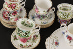 Kaffeservisdelar, "Flowers of the Month", Royal Albert