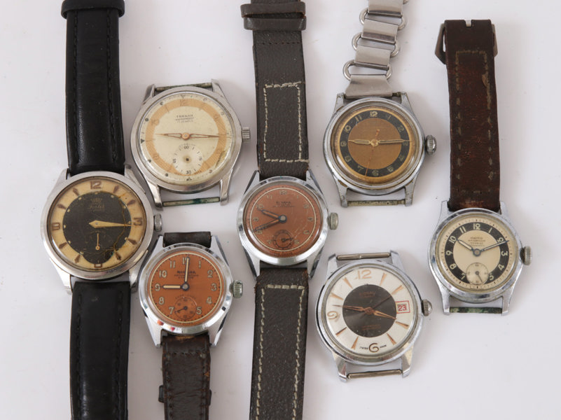 Herrarmbandsur 7st, omkring 1900-talets mitt