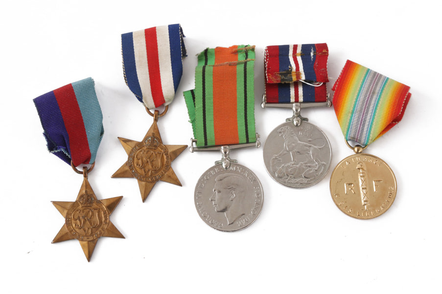 Medaljer 5st, andra världskriget