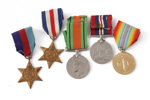 Medaljer 5st, andra världskriget