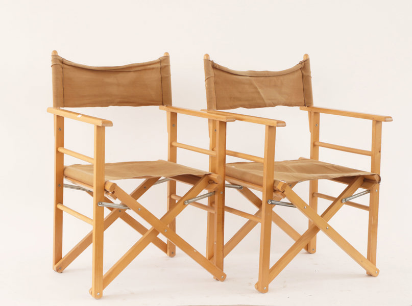 Regissörsstolar ett par, 1900-talets andra hälft