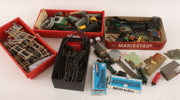 Parti tågdetaljer, bl.a. Fleischmann, Märklin