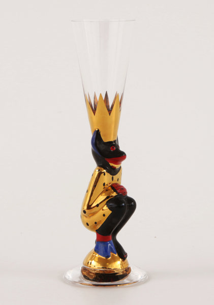 Snapsglas, "Djävulsglas", Gunnar Cyrén för Orrefors