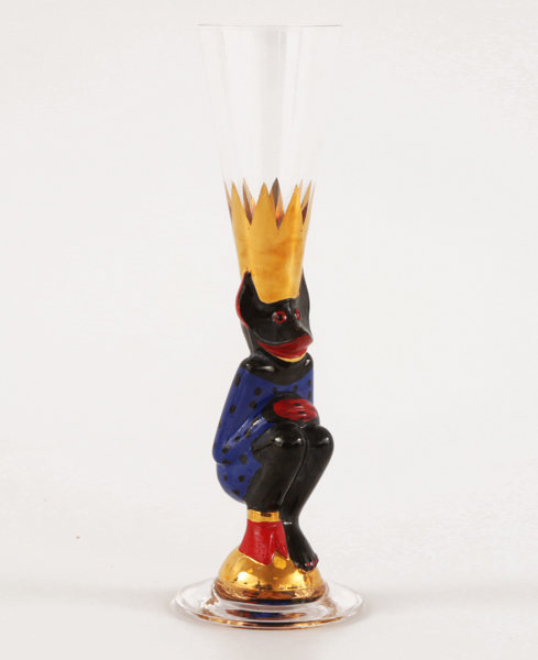 Snapsglas, "Djävulsglas", Gunnar Cyrén för Orrefors