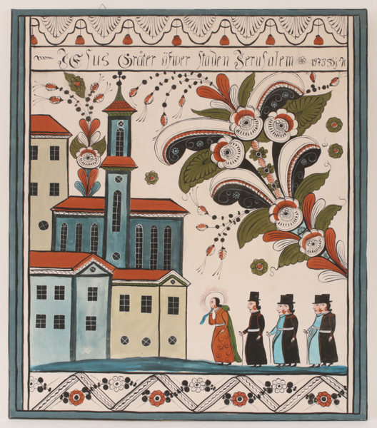 Dalmålning, daterad 1973