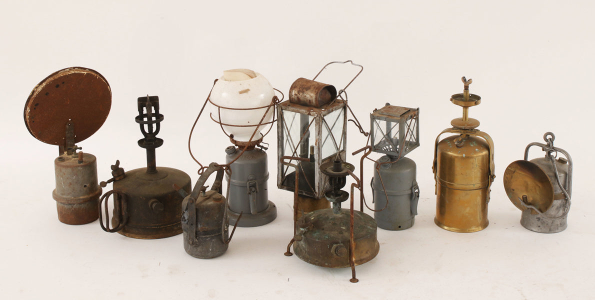 Lyktor, m.m. 9 delar