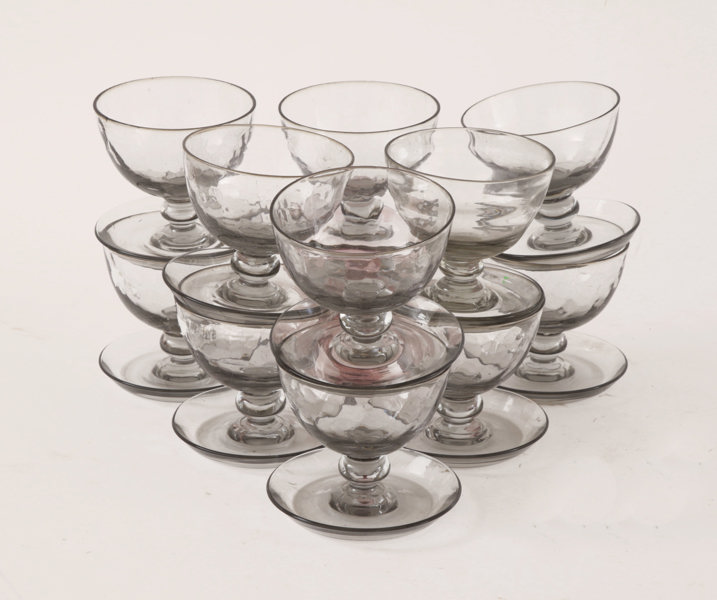 Dessertskålar 12st, omkring 1900-talets mitt