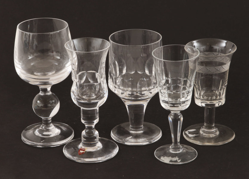 Parti glas, mestadels Orrefors