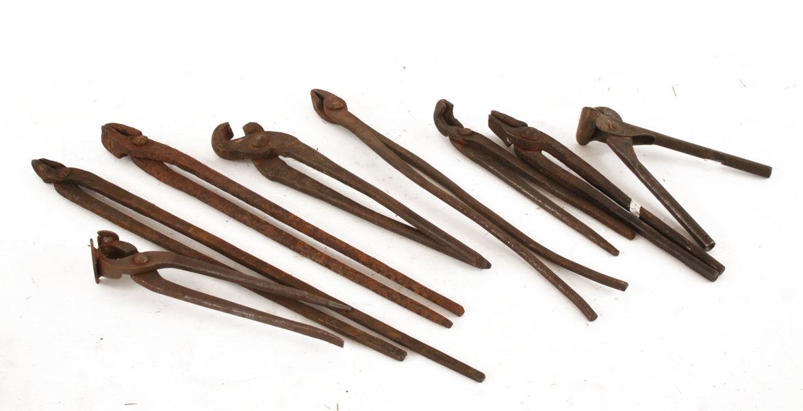 Smidestänger 8st, bl.a. 1800-tal