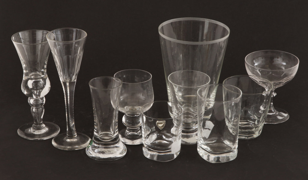 Parti glas, bl.a. Orrefors