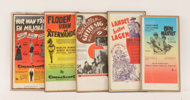Inramade filmaffischer 5st samt oramade
