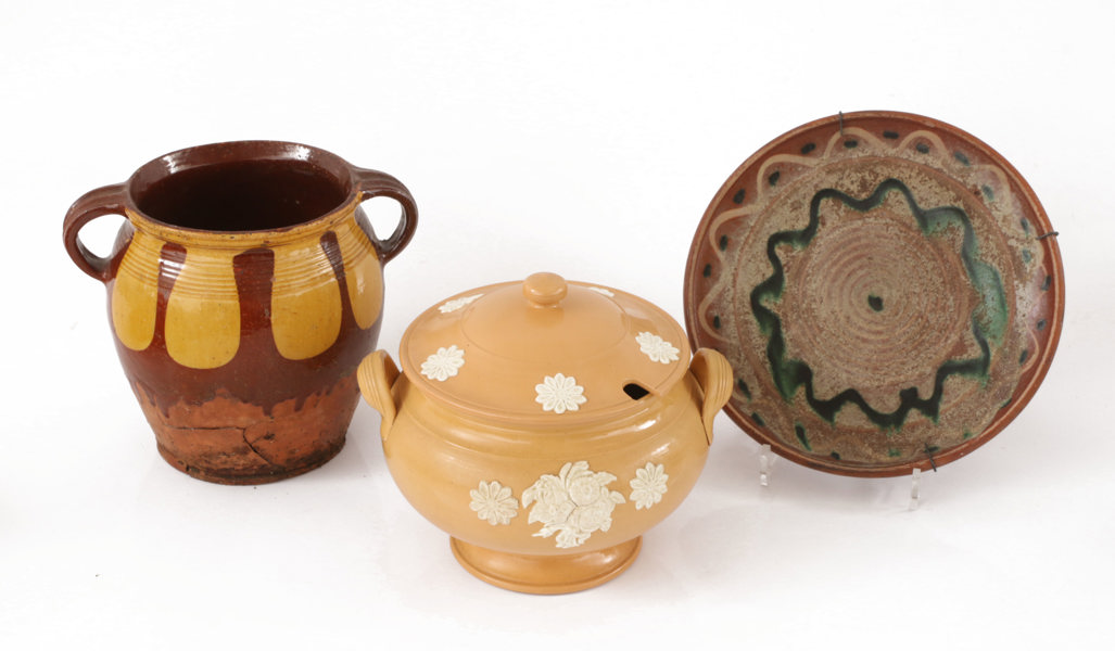 Lergods 3 delar, 1800-tal