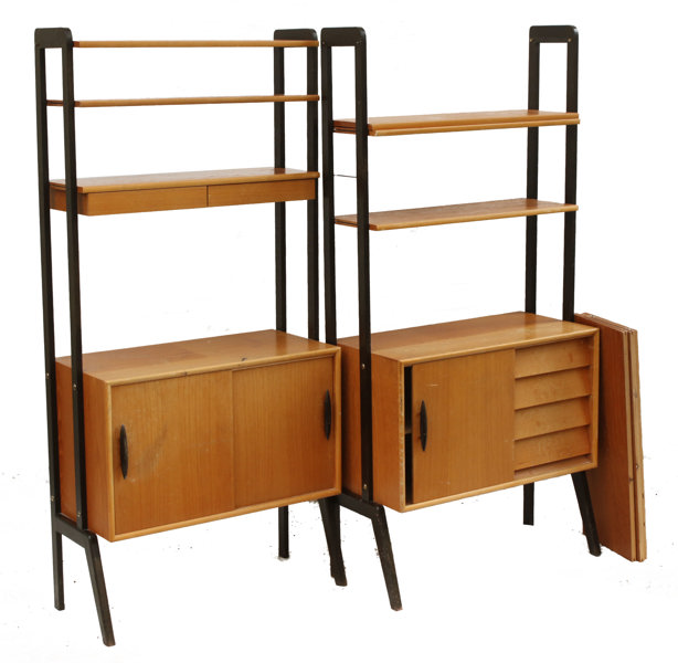 Bokhyllor ett par, 1950/60-tal